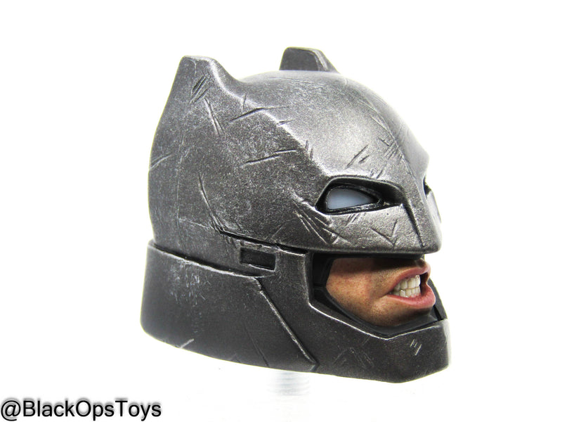 Load image into Gallery viewer, Armored Batman - Light Up Helmeted Headsculpt (READ DESC)
