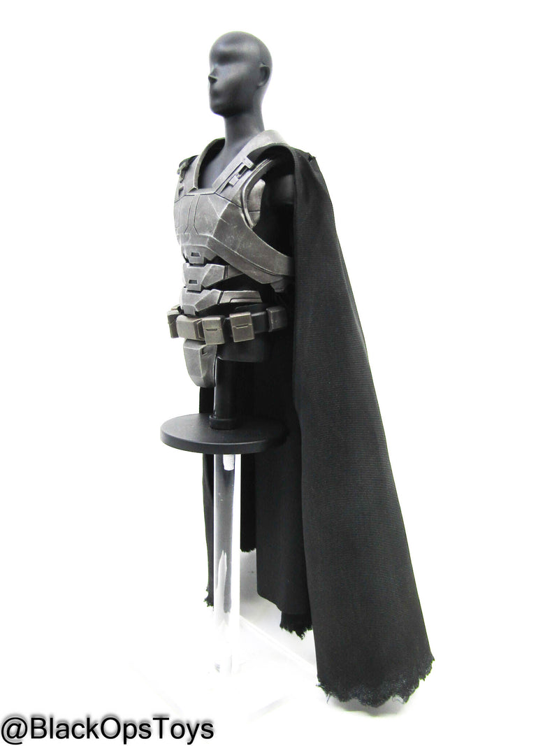 Load image into Gallery viewer, Armored Batman - Chest Armor w/Cape &amp; Utility Belt
