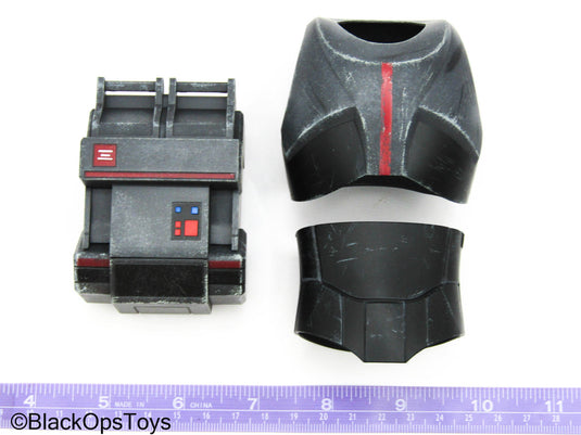 Star Wars TBB Hunter - Black & Red Body Armor w/Magnetic Backpack