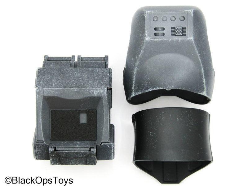 Load image into Gallery viewer, Star Wars TBB Hunter - Black &amp; Red Body Armor w/Magnetic Backpack
