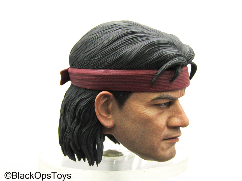 Load image into Gallery viewer, Star Wars TBB Hunter - Male Head Sculpt w/Bandana
