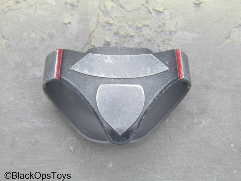 Load image into Gallery viewer, Star Wars TBB Hunter - Grey &amp; Red Groin Armor
