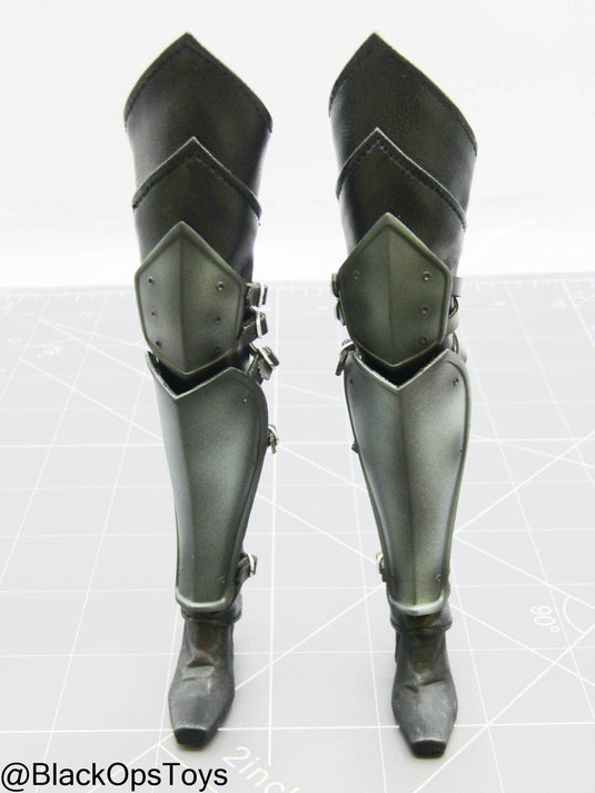 GI JOE - Baroness - Black Thigh High Boots (Peg Type) w/Leg Armor