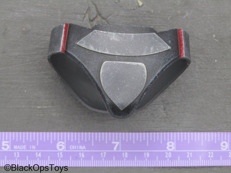 Load image into Gallery viewer, Star Wars TBB Hunter - Grey &amp; Red Groin Armor
