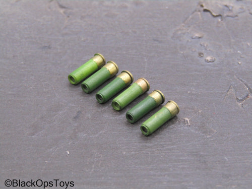 Green Shotgun Shells (x6)