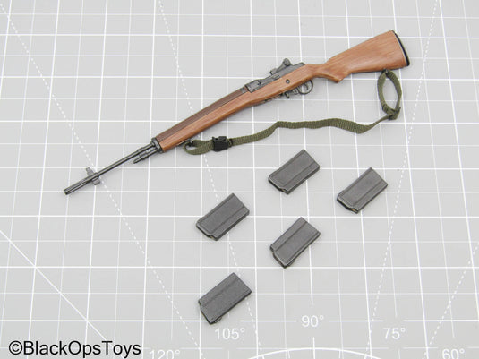 Vietnam 1970 - USMC - M14 Rifle w/OD Green Sling & Mag Set