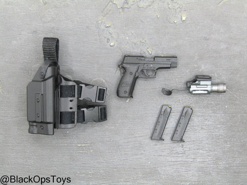Marc A. Lee - Seal Team 3 - P226 Pistol & Drop Leg Holster Set
