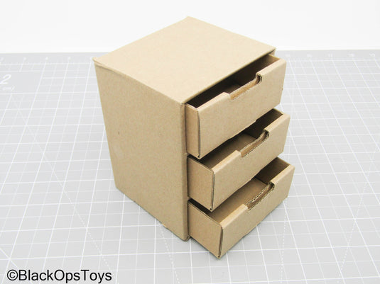 Cardboard 3-Drawer Dresser