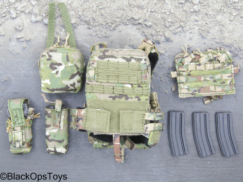 SMU Tier 1 Delta Force CST - Female Multicam MOLLE Plate Carrier Set