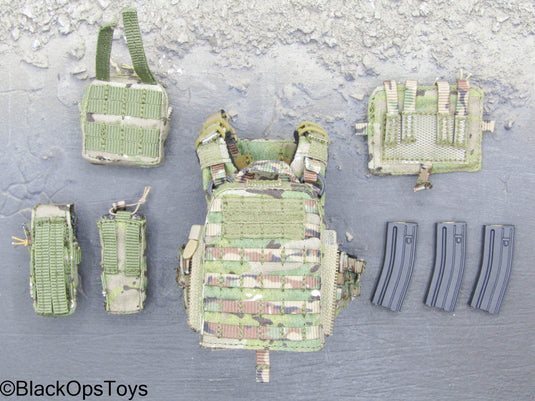 SMU Tier 1 Delta Force CST - Female Multicam MOLLE Plate Carrier Set