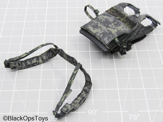 Multicam Black Camo Slick Plate Carrier w/Hanger Pouch