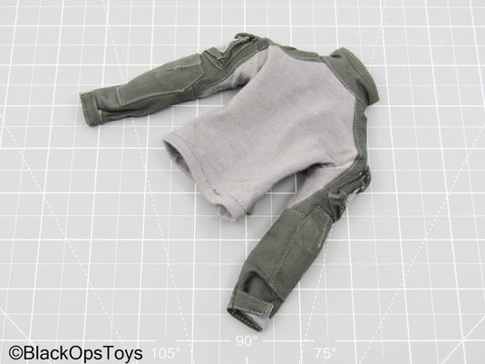 Grey Tactical Quarter-Zip Shirt