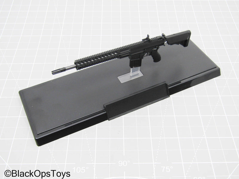 Load image into Gallery viewer, L129A1 Black Sniper/Sharpshooter Rifle Set w/Base Stand
