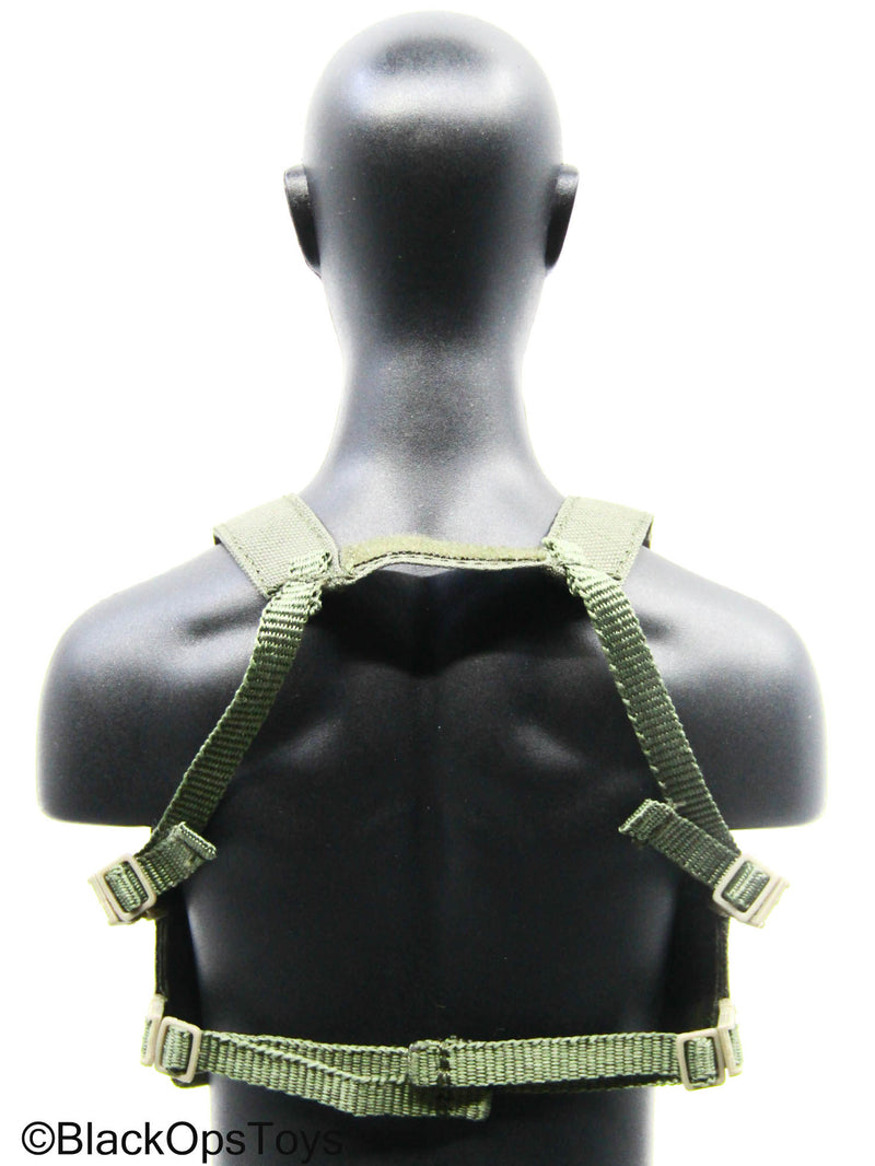 Load image into Gallery viewer, OD Green Chest Rig w/Pouch Lot
