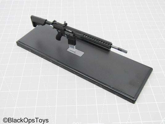 L129A1 Black Sniper/Sharpshooter Rifle Set w/Base Stand