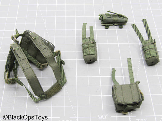 OD Green Chest Rig w/Pouch Lot