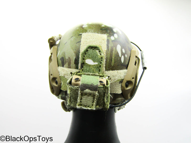 Load image into Gallery viewer, SMU Tier 1 Delta Force CST - Hydro Dip Camo Helmet w/NVG Set
