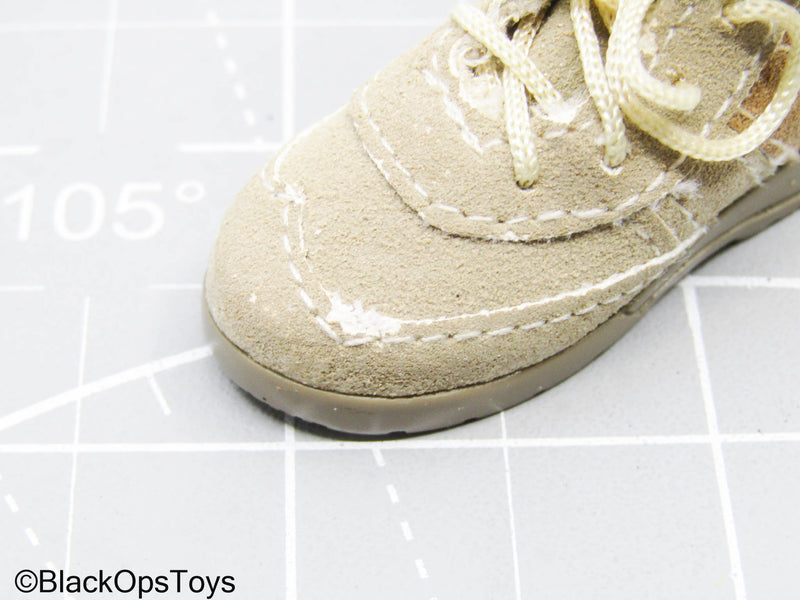 Load image into Gallery viewer, Tan Combat Boots (Foot Type) (READ DESC)
