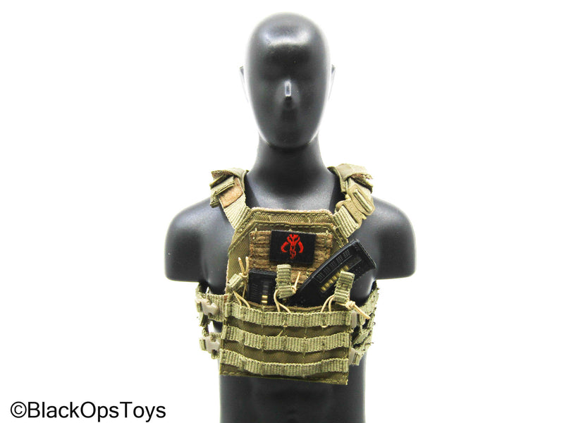 Load image into Gallery viewer, Olive Green MOLLE Tactical Vest w/Mag Set
