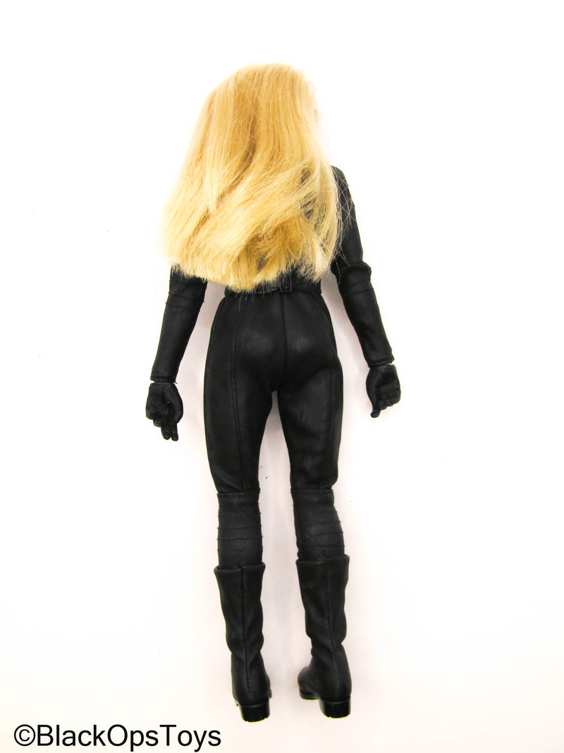 Load image into Gallery viewer, CY Girls - Female Body w/Head Sculpt &amp; Black Leather Like Body Suit
