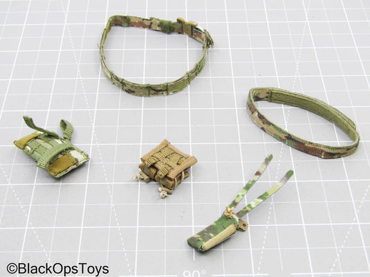 Multicam Tropical Belt Set w/MOLLE Pouch Lot