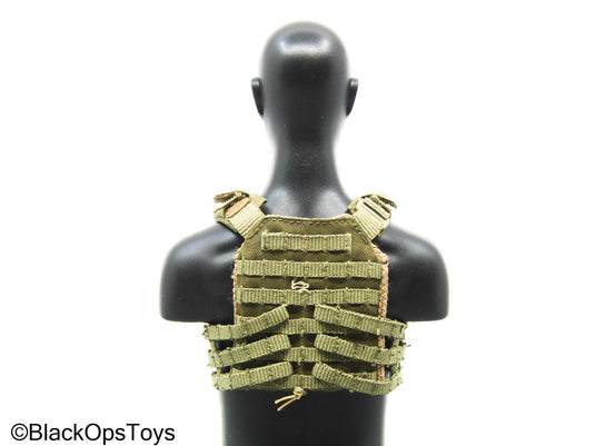 Olive Green MOLLE Tactical Vest w/Mag Set