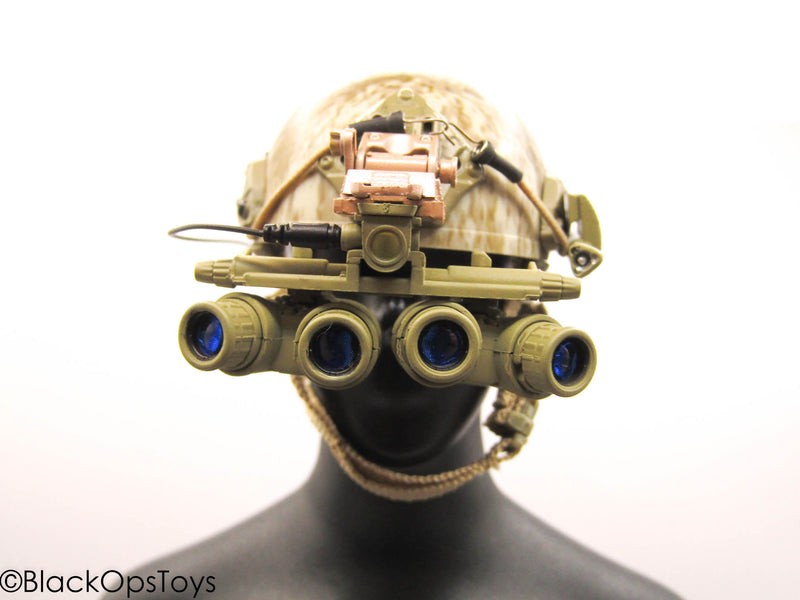 Load image into Gallery viewer, Zero Dark Thirty - Digital Desert Camo Helmet w/NVG Set
