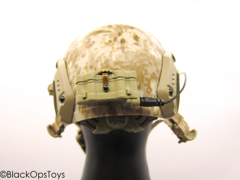 Load image into Gallery viewer, Zero Dark Thirty - Digital Desert Camo Helmet w/NVG Set
