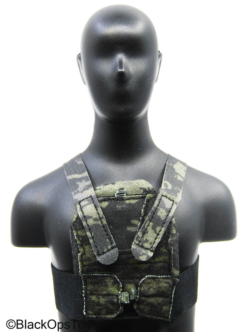 Load image into Gallery viewer, Multicam Black Slick Plate Carrier w/Chest Rig, Mag &amp; Pouch Set
