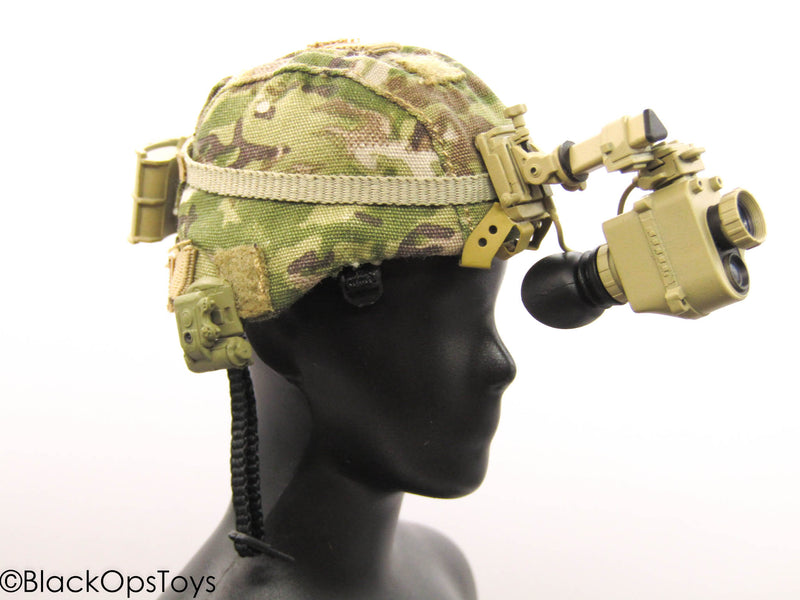 Load image into Gallery viewer, Multicam Helmet w/Monocular NVG Set
