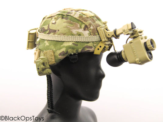 Multicam Helmet w/Monocular NVG Set
