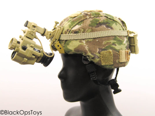 Multicam Helmet w/Monocular NVG Set