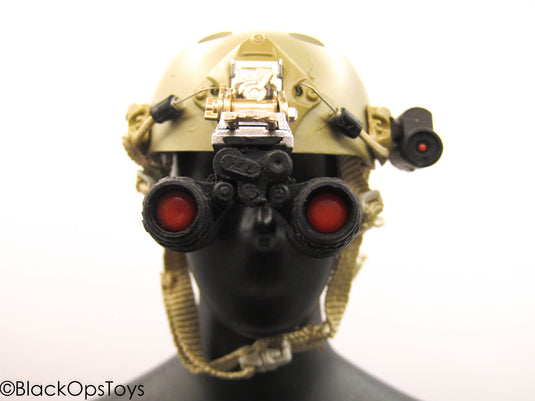 Tan Helmet w/NVG Set