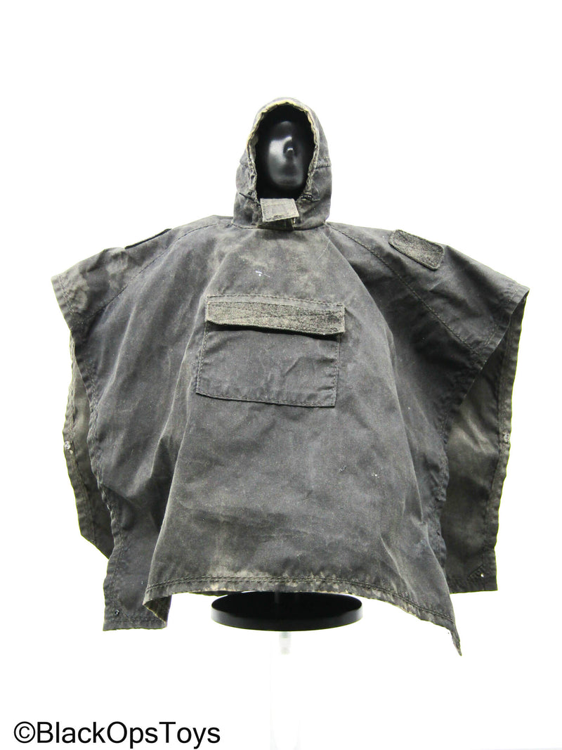 Load image into Gallery viewer, Black Poncho
