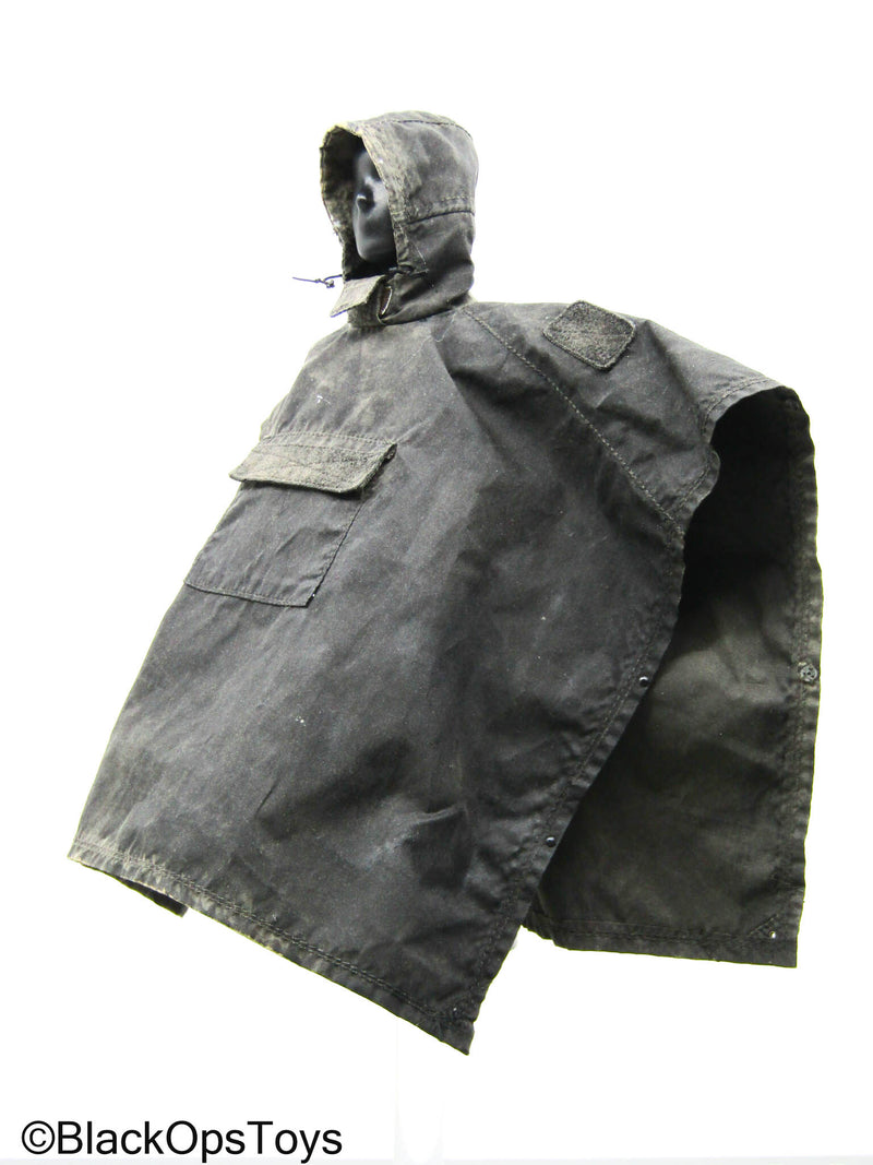 Load image into Gallery viewer, Black Poncho
