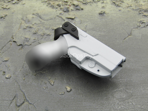 Special Forces Snow Field Op. - White & Black Pistol w/Holster