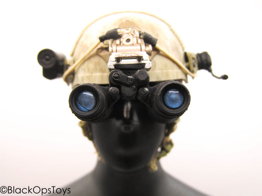 Digital Desert Camo Helmet w/NVG