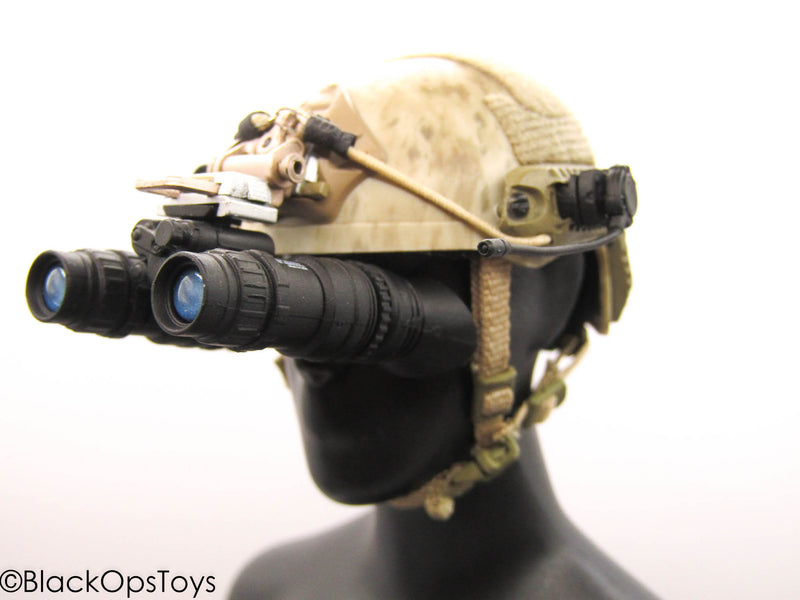 Load image into Gallery viewer, Digital Desert Camo Helmet w/NVG
