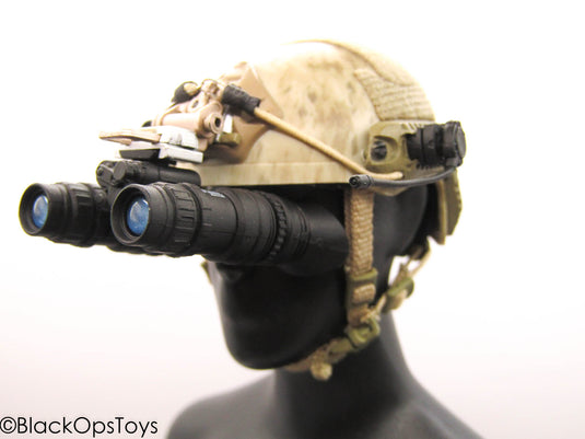 Digital Desert Camo Helmet w/NVG