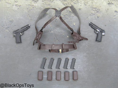 GI JOE - Joe Colton - 1911 Pistols & Dual Shoulder Holster
