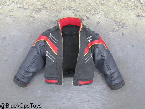 Spider Man Miles Morales - Black & Red Leather Like Jacket