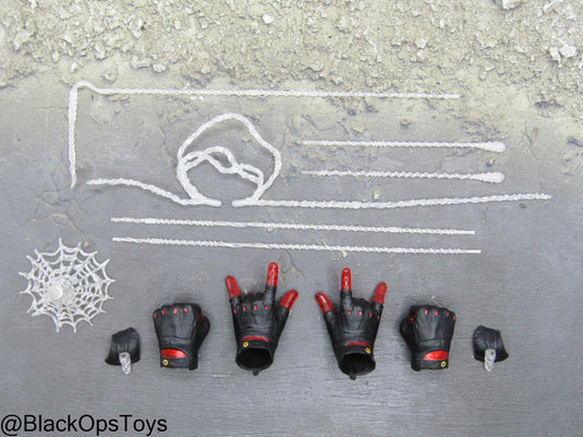 Spider Man Miles Morales - Male Gloved Web Slinging Hand Set (x4) w/Webs
