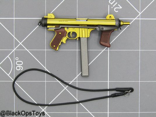 Gold Colored Beretta M12 Submachine Gun