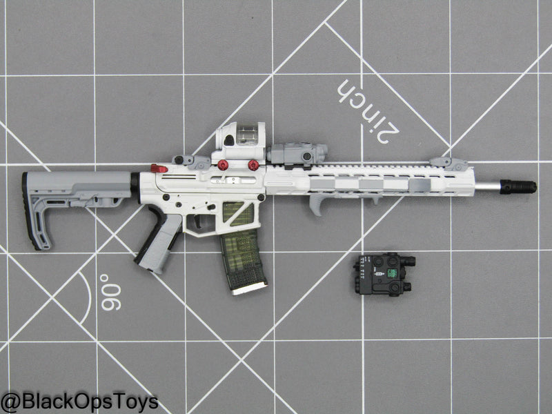 Load image into Gallery viewer, White Assault Rifle w/Attachment Set
