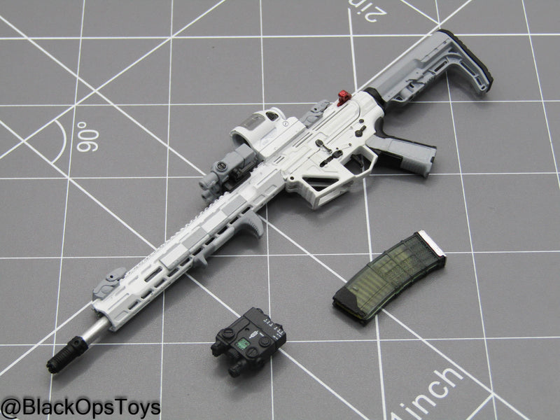 Load image into Gallery viewer, White Assault Rifle w/Attachment Set
