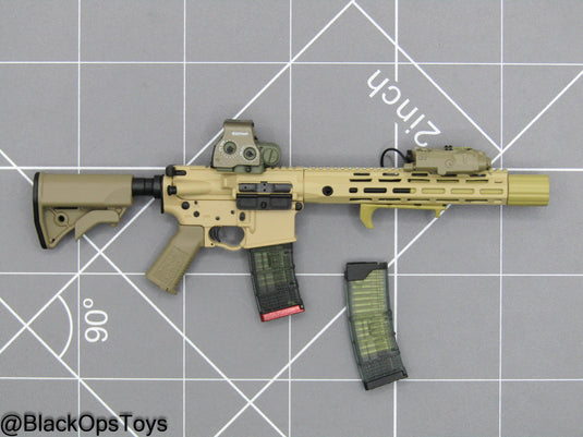 Tan Assault Rifle w/Attachment Set