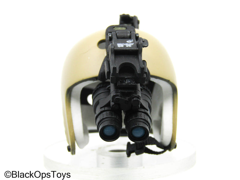 Load image into Gallery viewer, Tan PR Protection Helmet w/NVG (ACE)
