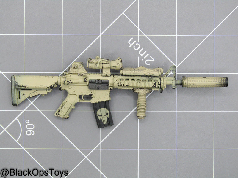 Load image into Gallery viewer, Chris Kyle - Weathered Tan MK18 Rifle w/Attachment Set
