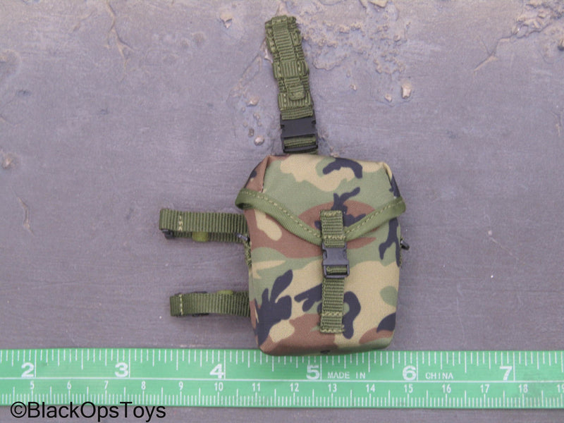 Load image into Gallery viewer, 75th Ranger Regiment Airborne Ltd. - Woodland Camo Drop Leg Pouch
