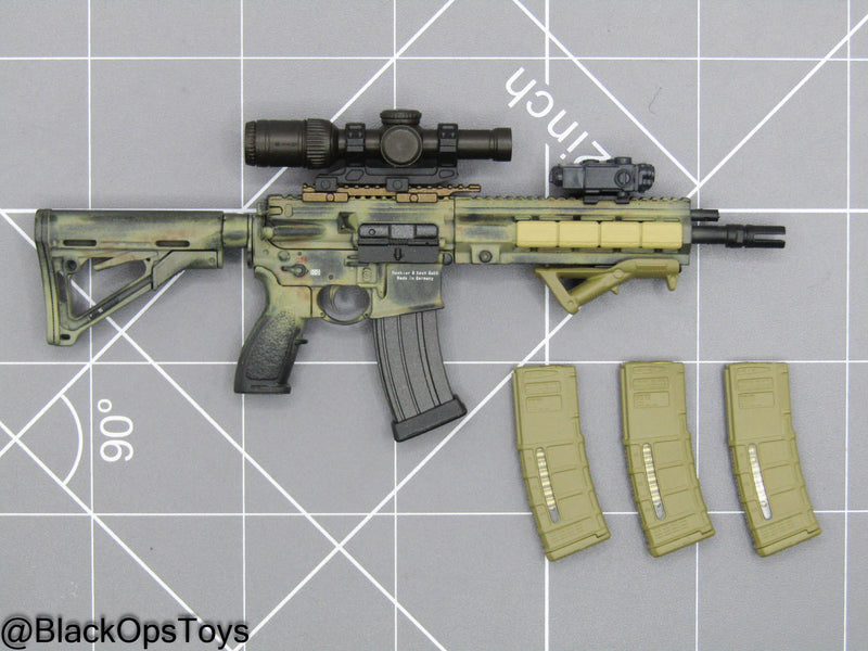 Load image into Gallery viewer, Camo HK416 Rifle w/Attachment Set (Easy &amp; Simple)
